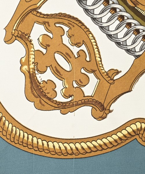 HERMES（エルメス）バンダナ・スカーフ 青 サイズ:90 レディース/2200669730111