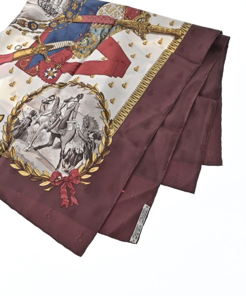 HERMES（エルメス）バンダナ・スカーフ 赤 サイズ:90 レディース/2200669730128