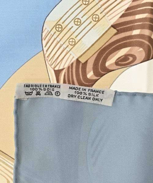 HERMES（エルメス）バンダナ・スカーフ 青 サイズ:90 レディース/2200669730135