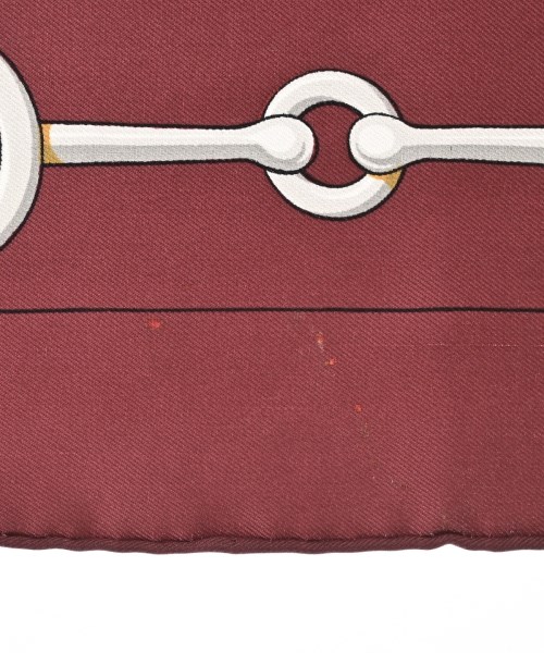 HERMES（エルメス）バンダナ・スカーフ 赤 サイズ:90 レディース/2200669730142