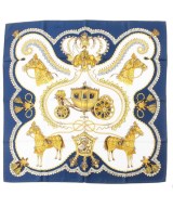 HERMES（エルメス）バンダナ・スカーフ 白 サイズ:90 レディース/2200669730159