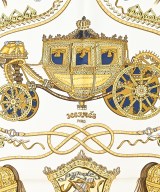 HERMES（エルメス）バンダナ・スカーフ 白 サイズ:90 レディース/2200669730159