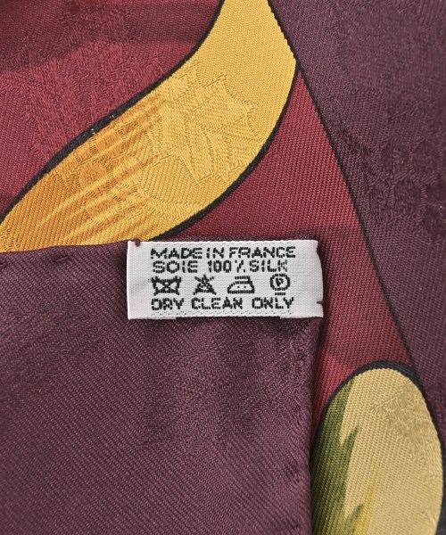 HERMES（エルメス）バンダナ・スカーフ 赤 サイズ:90 レディース/2200669730166