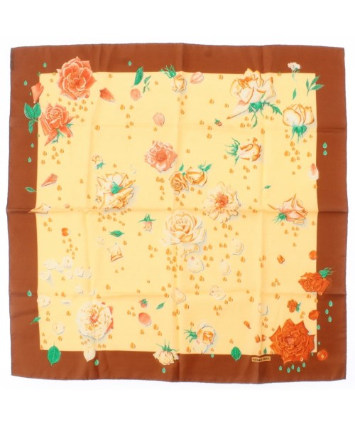 HERMES(エルメス)バンダナ・スカーフ オレンジ サイズ:90/2200669730180