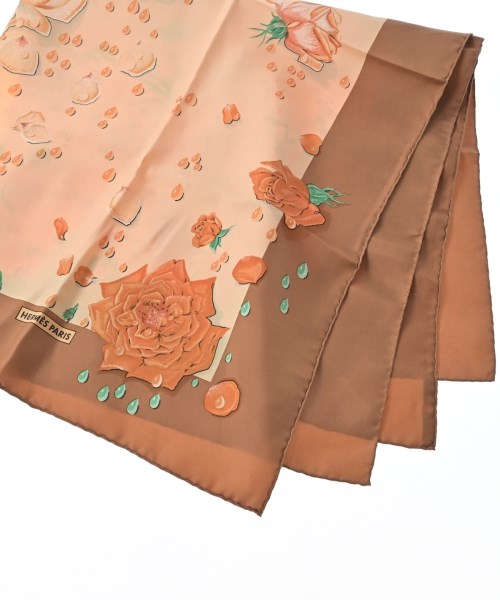 HERMES（エルメス）バンダナ・スカーフ オレンジ サイズ:90 レディース/2200669730180