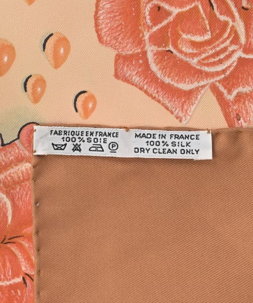 HERMES（エルメス）バンダナ・スカーフ オレンジ サイズ:90 レディース/2200669730180