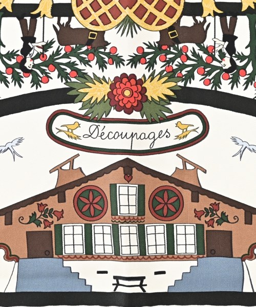 HERMES（エルメス）バンダナ・スカーフ 赤 サイズ:90 レディース/2200669730197