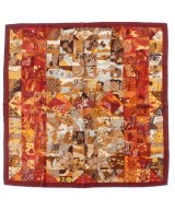 HERMES（エルメス）バンダナ・スカーフ 茶 サイズ:90 レディース/2200669730203