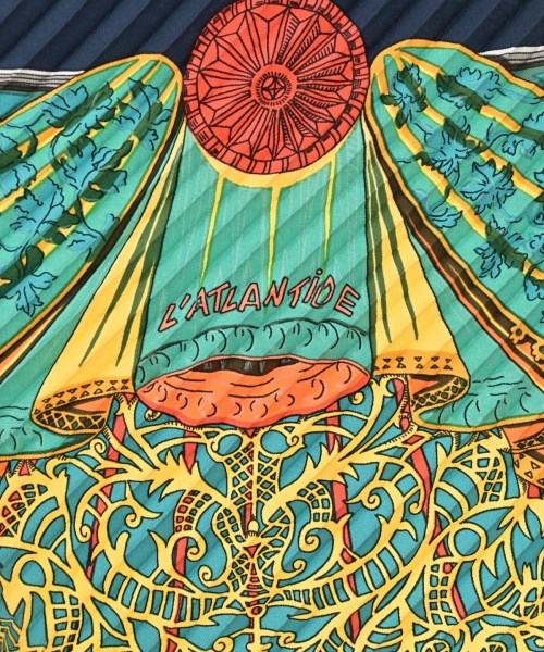 HERMES（エルメス）バンダナ・スカーフ 紺 サイズ:- レディース/2200669730210