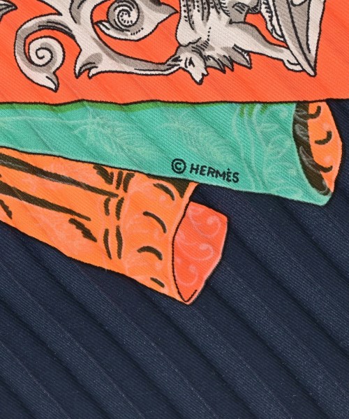 HERMES（エルメス）バンダナ・スカーフ 紺 サイズ:- レディース/2200669730210