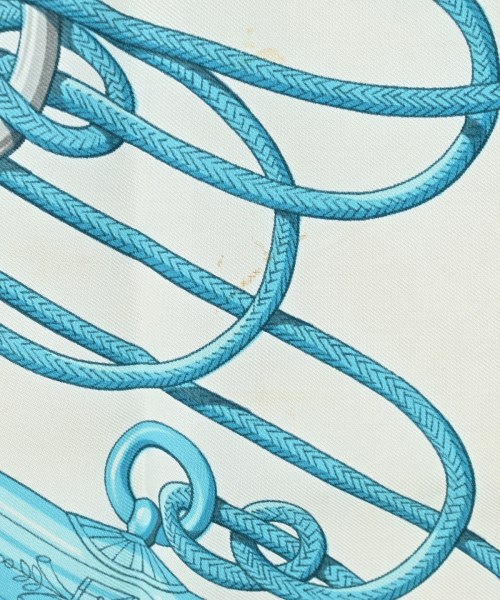 HERMES（エルメス）バンダナ・スカーフ 青 サイズ:90 レディース/2200669730227