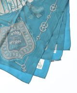 HERMES（エルメス）バンダナ・スカーフ 青 サイズ:90 レディース/2200669730227