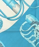 HERMES（エルメス）バンダナ・スカーフ 青 サイズ:90 レディース/2200669730227