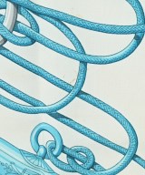 HERMES（エルメス）バンダナ・スカーフ 青 サイズ:90 レディース/2200669730227