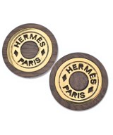 HERMES（エルメス）ピアス・イヤリング 茶 サイズ:- レディース/2200669730852
