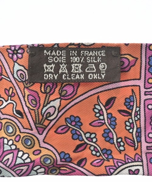HERMES（エルメス）バンダナ・スカーフ ピンク サイズ:- レディース/2200670223039