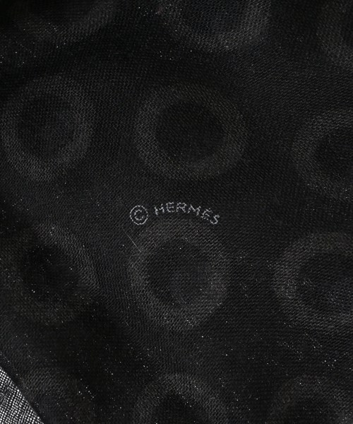 HERMES（エルメス）バンダナ・スカーフ 黒 サイズ:- レディース/2200668779050