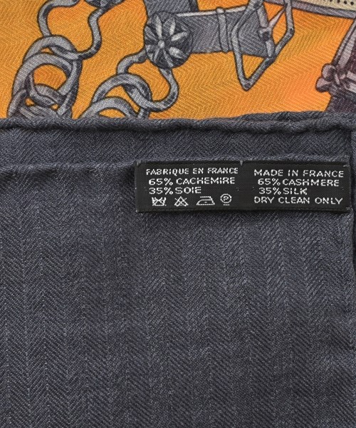HERMES（エルメス）バンダナ・スカーフ オレンジ サイズ:140 レディース/2200668779067