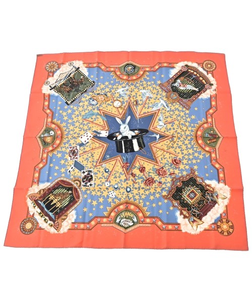 HERMES(エルメス)バンダナ・スカーフ オレンジ サイズ:90/2200672256929