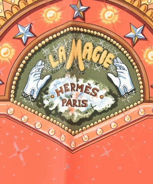 HERMES（エルメス）バンダナ・スカーフ オレンジ サイズ:90 レディース/2200672256929