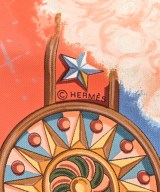 HERMES（エルメス）バンダナ・スカーフ オレンジ サイズ:90 レディース/2200672256929