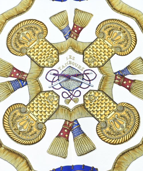 HERMES（エルメス）バンダナ・スカーフ 青 サイズ:90 レディース/2200672256936