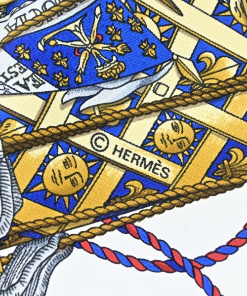 HERMES（エルメス）バンダナ・スカーフ 青 サイズ:90 レディース/2200672256936