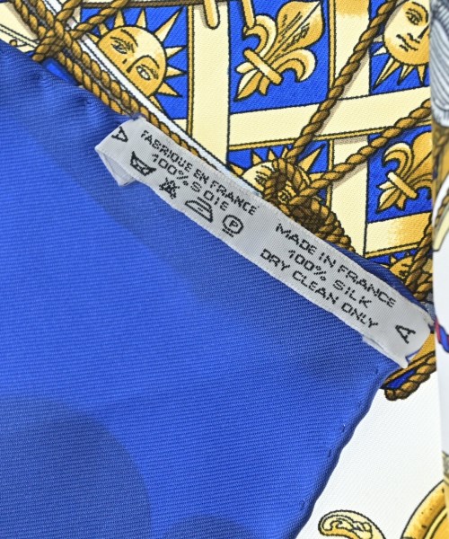 HERMES（エルメス）バンダナ・スカーフ 青 サイズ:90 レディース/2200672256936