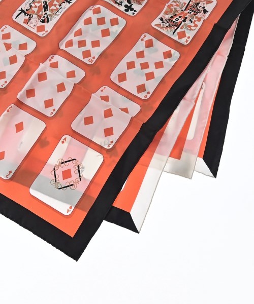 HERMES（エルメス）バンダナ・スカーフ オレンジ サイズ:90 レディース/2200672266034