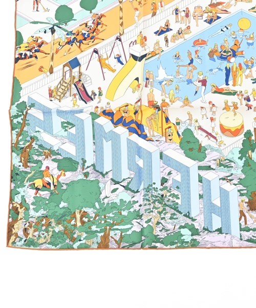 HERMES（エルメス）バンダナ・スカーフ 緑 サイズ:- レディース/2200672266041