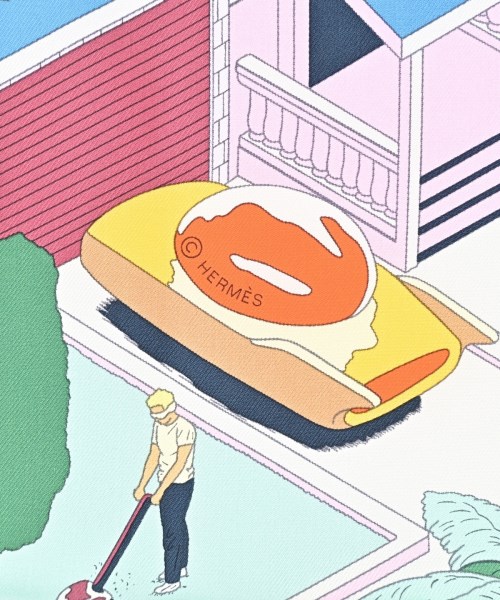 HERMES（エルメス）バンダナ・スカーフ 緑 サイズ:- レディース/2200672266041