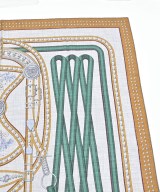 HERMES（エルメス）バンダナ・スカーフ グレー サイズ:140 レディース/2200728801073