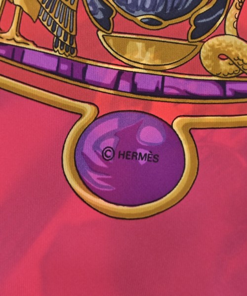HERMES（エルメス）バンダナ・スカーフ ピンク サイズ:90 レディース/2200719902444