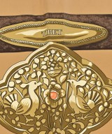HERMES（エルメス）バンダナ・スカーフ ベージュ サイズ:90 レディース/2200719902888