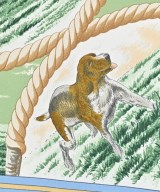 HERMES（エルメス）バンダナ・スカーフ 青 サイズ:90 レディース/2200719903649