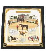 HERMES（エルメス）バンダナ・スカーフ ベージュ サイズ:90 レディース/2200716168164