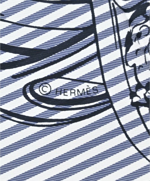 HERMES（エルメス）バンダナ・スカーフ 白 サイズ:90 レディース/2200721316222