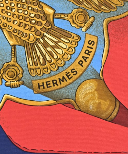 HERMES（エルメス）バンダナ・スカーフ 青 サイズ:90 レディース/2200722178713