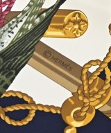 HERMES（エルメス）バンダナ・スカーフ 紺 サイズ:90 レディース/2200722178782
