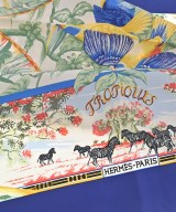 HERMES（エルメス）バンダナ・スカーフ 青 サイズ:90 レディース/2200722179185