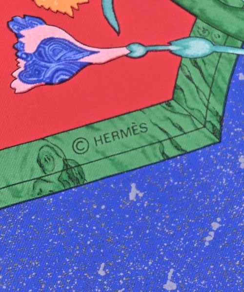 HERMES（エルメス）バンダナ・スカーフ 赤 サイズ:90 レディース/2200722179246