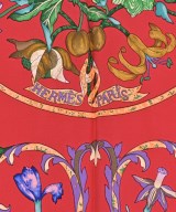 HERMES（エルメス）バンダナ・スカーフ 赤 サイズ:90 レディース/2200722179246