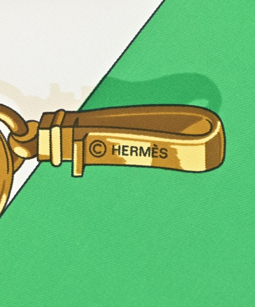 HERMES（エルメス）バンダナ・スカーフ 緑 サイズ:90 レディース/2200722179673