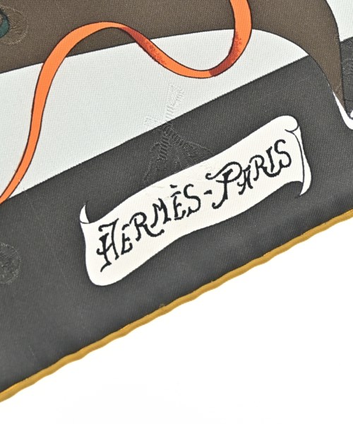 HERMES（エルメス）バンダナ・スカーフ 茶 サイズ:90 レディース/2200722179727