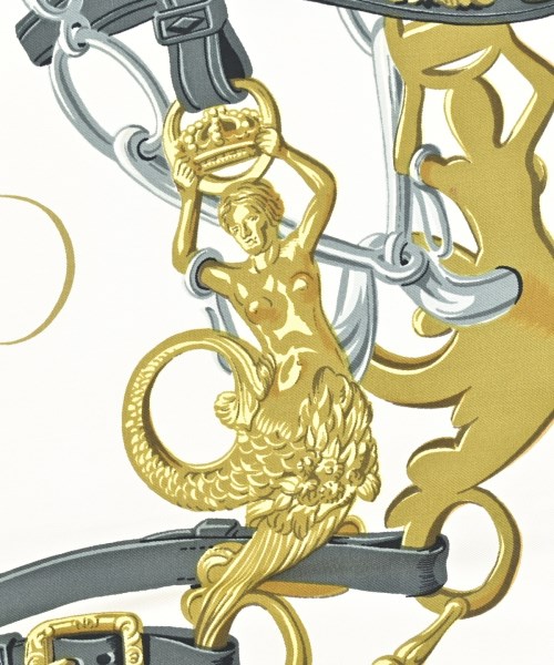 HERMES（エルメス）バンダナ・スカーフ 赤 サイズ:90 レディース/2200722179963