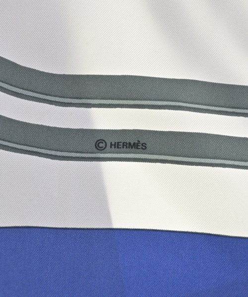 HERMES（エルメス）バンダナ・スカーフ 白 サイズ:90 レディース/2200722180044