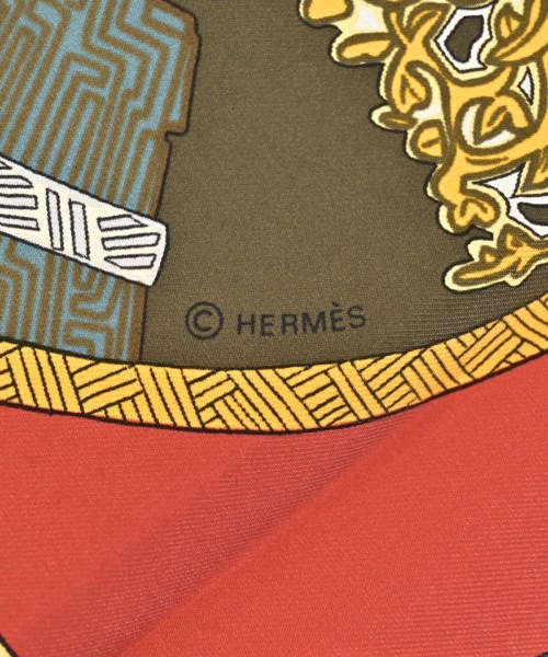 HERMES（エルメス）バンダナ・スカーフ オレンジ サイズ:90 レディース/2200722180181