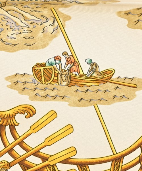 HERMES（エルメス）バンダナ・スカーフ ベージュ サイズ:90 レディース/2200722180280