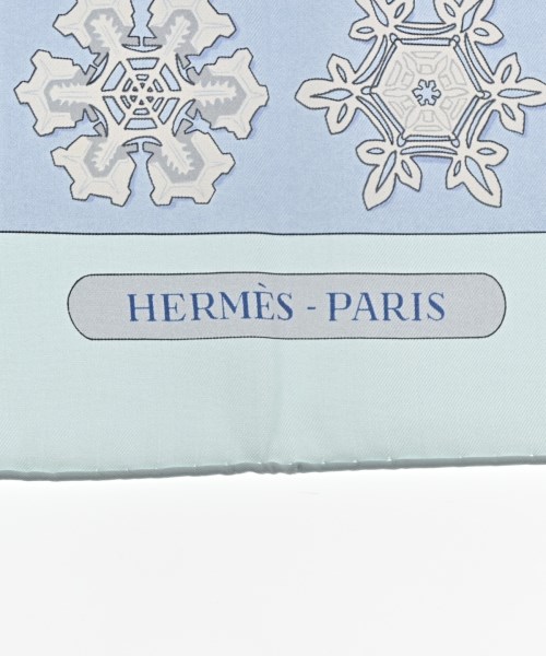 HERMES（エルメス）バンダナ・スカーフ 青 サイズ:90 レディース/2200722180686