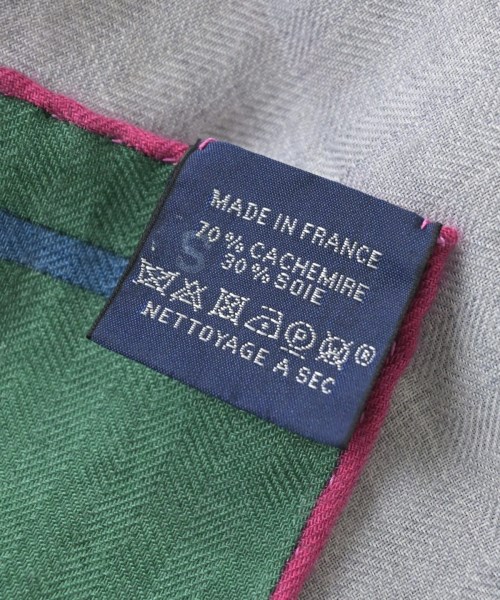 HERMES（エルメス）バンダナ・スカーフ 緑 サイズ:140 レディース/2200723205012